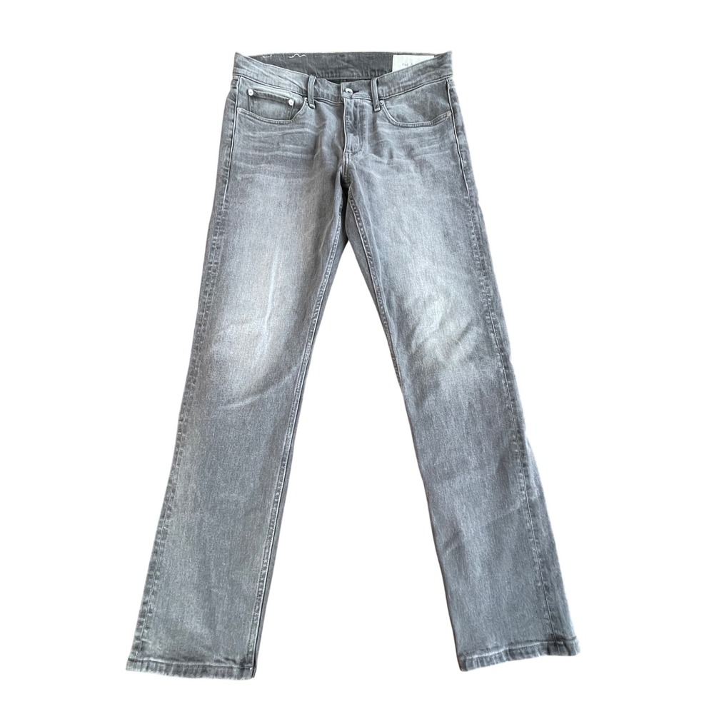 Rag & Bone Fit 2 Slim Bleecker Grey Jeans Mens 33x32 MED22S1223L5BR